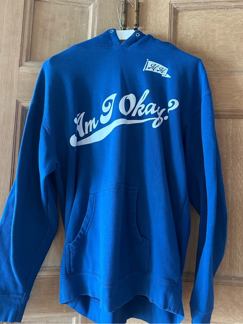 Megan Moroney Brand Royal Blue "Am I Okay?" Hoodie